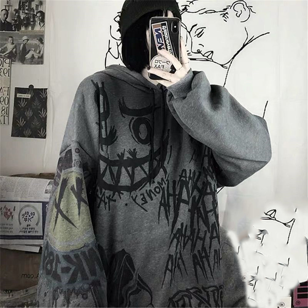 Cool Tie Dye Harajuku Hoodie for Women - Gothic Style | Streetwear