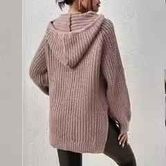 Pullover Hooded Sweater Women's Loose Slimming | Streetwear