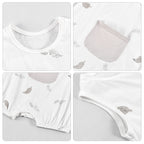 Baby Sleeveless Cotton Bodysuit with Star Design