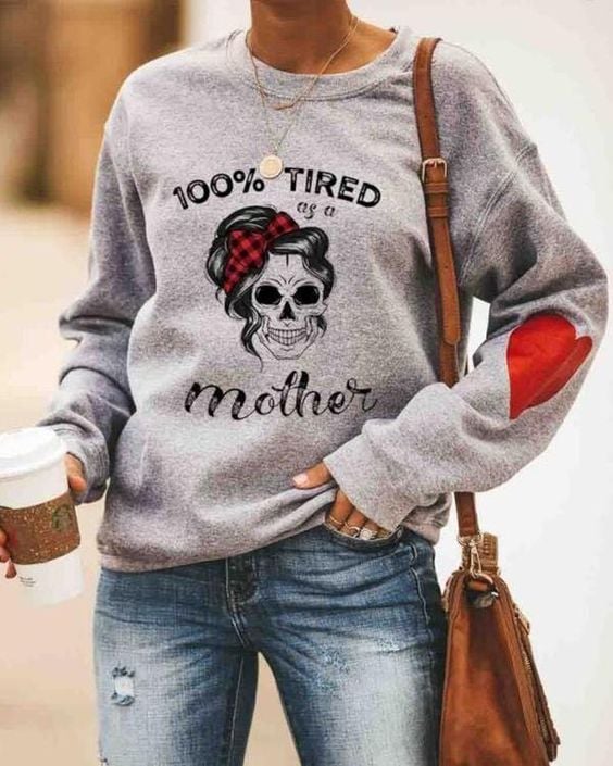 Women's Loose Round Neck Long-Sleeved Pullover Blouse | Streetwear