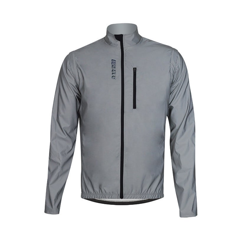 Detachable Sleeves Reflective Windbreaker Cycling Vest