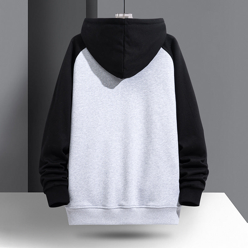 Loose Fit Casual Men's Hoodie with Raglan Sleeves 2023 | Streetwear