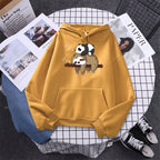 Anime Print Women's Long Sleeve Casual Pullover | Streetwear