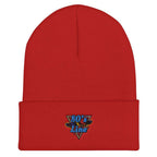 80's Line Cuffed Beanie | Embroidered Cap