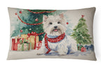 Westie Christmas Throw Pillow