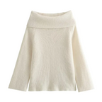 Women's Solid Color Pullover Sweater | Streetwear