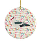 Muscovy Duck Christmas Ceramic Ornament