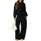 Fleece Hoodie Casual Sports Two-piece Set | Streetwear