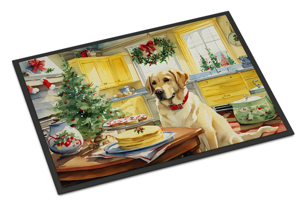 Labrador Retriever Christmas Cookies Doormat