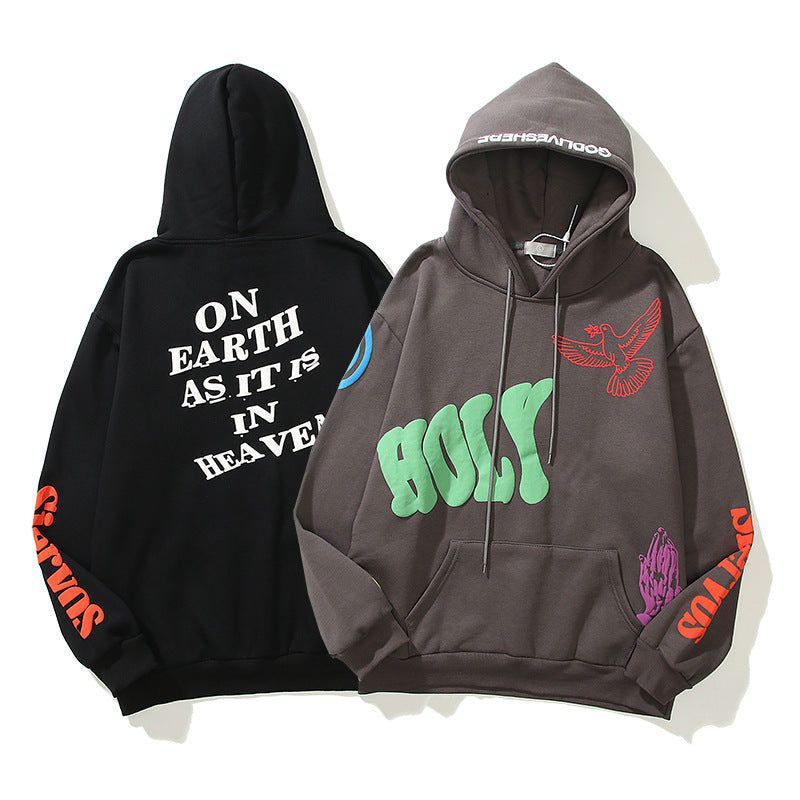 3D Foam Graffiti Printed Hoodie for Autumn & Winter | Streetwear