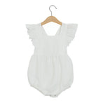 Cotton Linen Triangle Bodysuit for Girls (Romper)