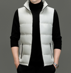 Men's Red Jacket Vest - High-Quality Winter Outerwear