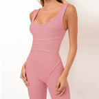 High-Waisted Athletic Bodysuit Shorts for Women
