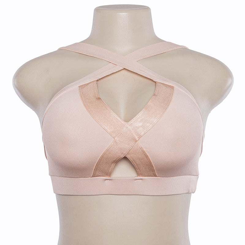 Sports Bra and Mesh-Panel Leggings Set