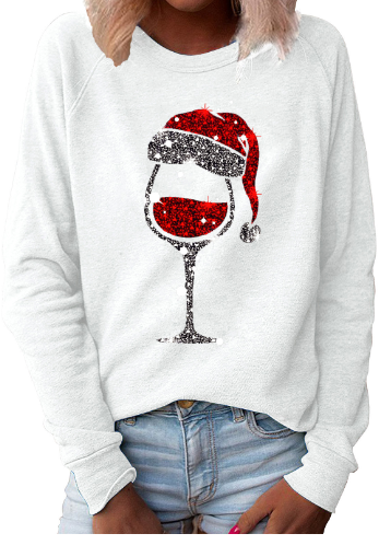 Floral Print Long Sleeve Pullover for Women | Streetwear