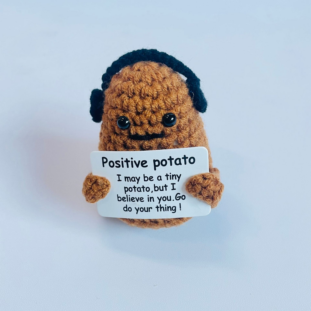 Handmade Wool Crocheted Funny Expression Bag Pendant