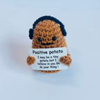Handmade Wool Crocheted Funny Expression Bag Pendant