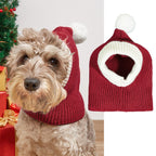 Christmas Heart Snowflake Reindeer Knit Hat for Pets