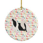 Imperial Shih Tzu Merry Christmas Ceramic Ornament