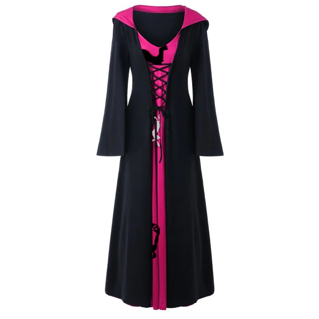 Women's Christmas Reindeer Hooded Dress