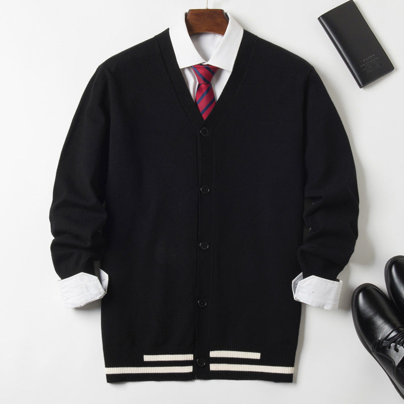 Casual Loose Fit Men's Jacket in Large Sizes