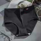 Plus Size Women's High Waist Cotton Seamless Panties