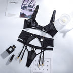 2024 Women's Sheer Lace Lingerie Set (3 Pieces)