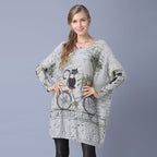 Knitted Long Sleeve Pullover Sweater Top | Streetwear