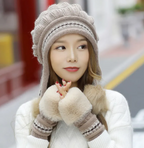 Cozy Fleece Ear Flap Beanie | Embroidered Cap
