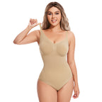 Seamless Nylon Waist Shaper Bodysuit