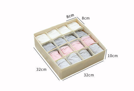 Foldable Mesh Storage Box for Lingerie and Socks