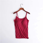 Plus Size Women's Modal Wireless Cami Bodysuit Top