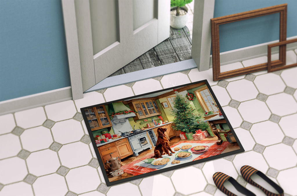 Irish Setter Christmas Cookies Doormat