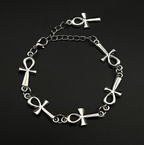 Gothic Vampire Cross Bracelet