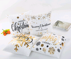 Exclusive Gold Foil Christmas Pillow Covers (Set)