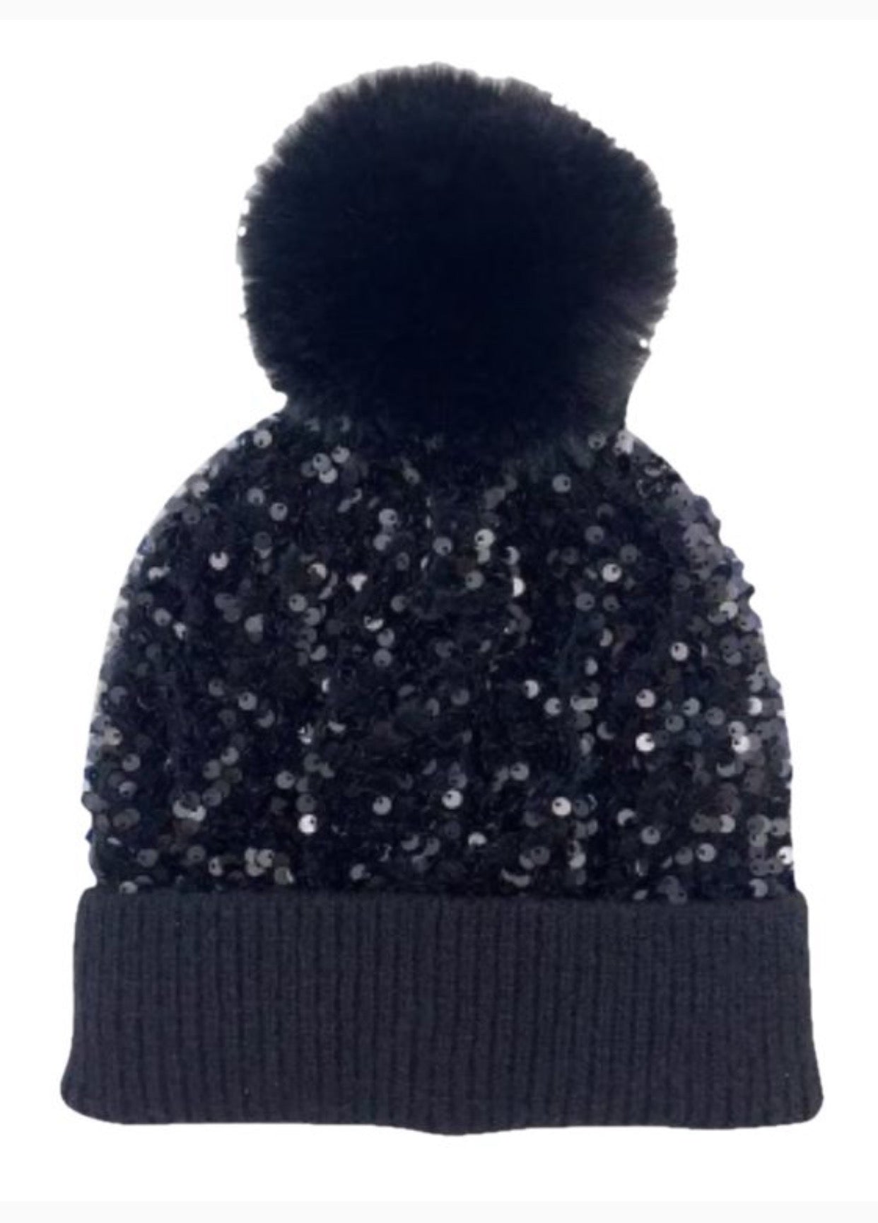 Life Is Like A Party Sequin Beanie | Embroidered Cap