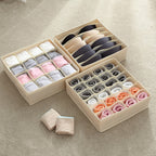 Foldable Mesh Storage Box for Lingerie and Socks