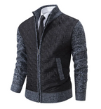 Slim Fit Knit Sweater Jacket