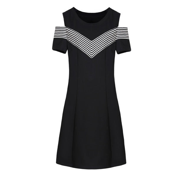 2019 Summer Women's Fashion Slim Fit Off-Shoulder Dress