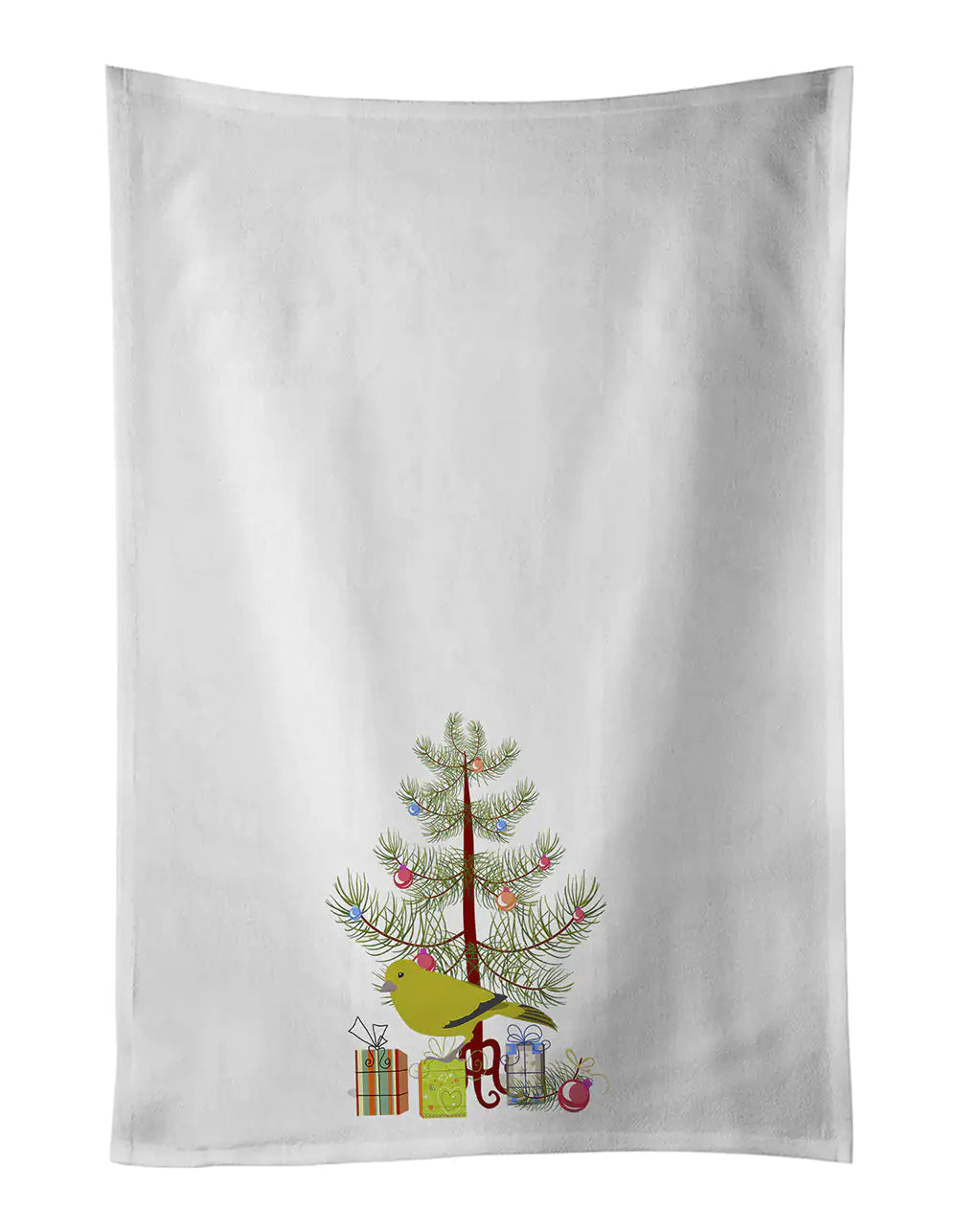 London Canary Merry Christmas Kitchen Towel Set of 2