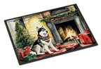 Siberian Husky Cozy Christmas Doormat