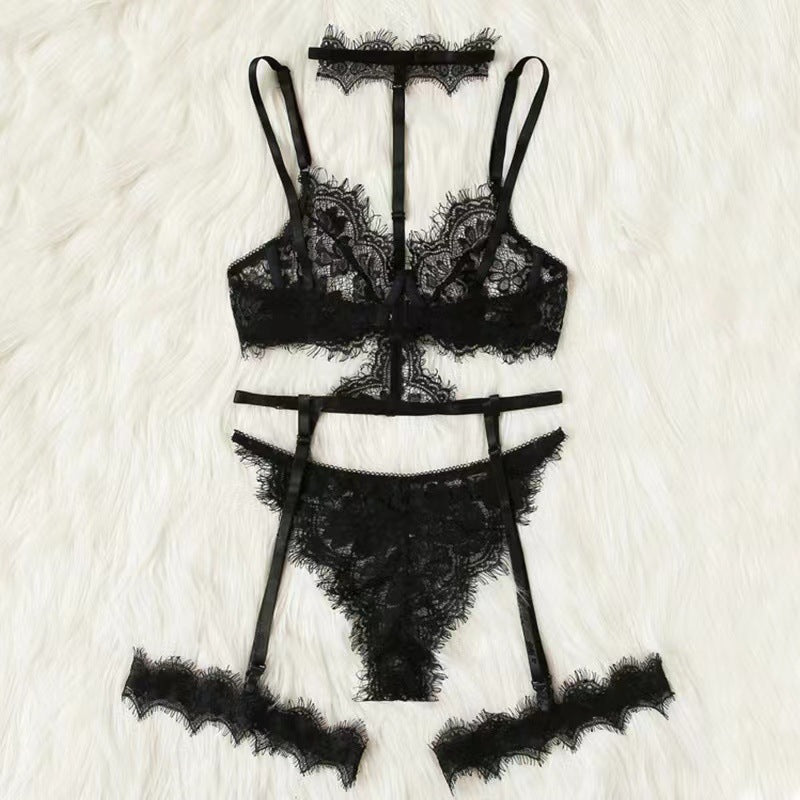 Cross-Border Hot Selling Women's Lace Lingerie Set