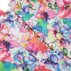 New Long Sleeve Women's Bodysuit Top with Floral Design