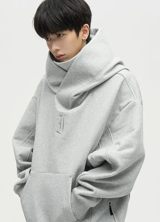 High Street Heavy Fleece-lined Thickened Hooded Sweatshirt | Streetwear