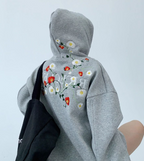 Casual Printed Round Neck Sweater for Men and Women