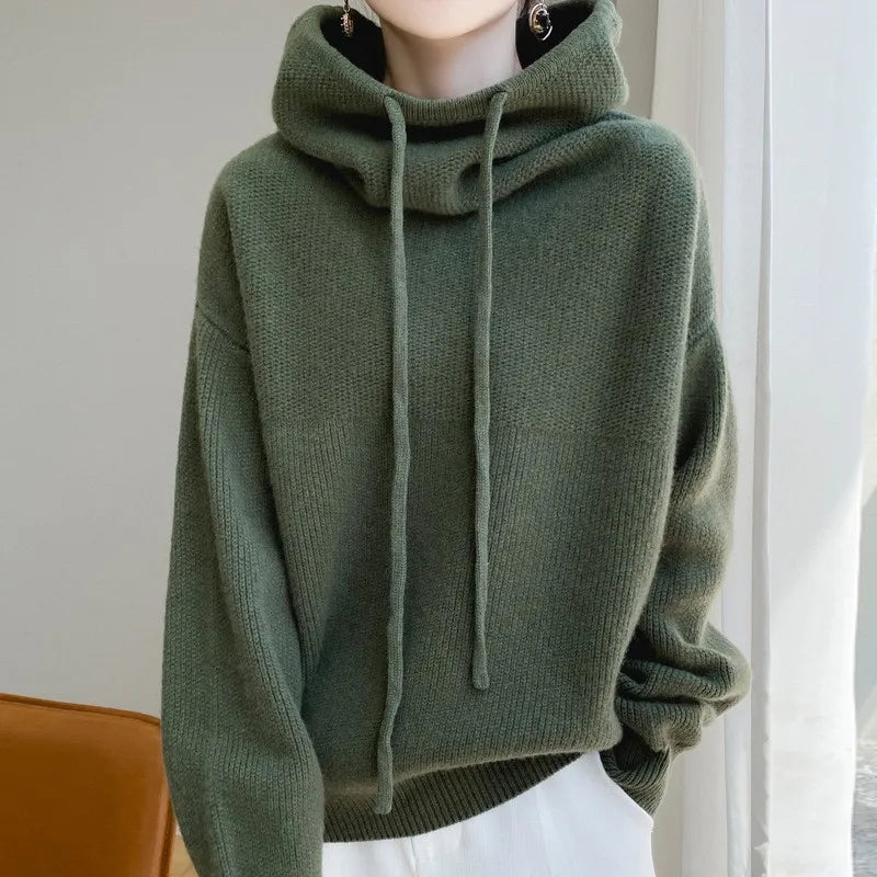 Women's Long-Sleeve Warm Casual Sweater - Autumn & Winter