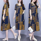 2023 Summer Loose Plus-Size A-Line Dress for Women