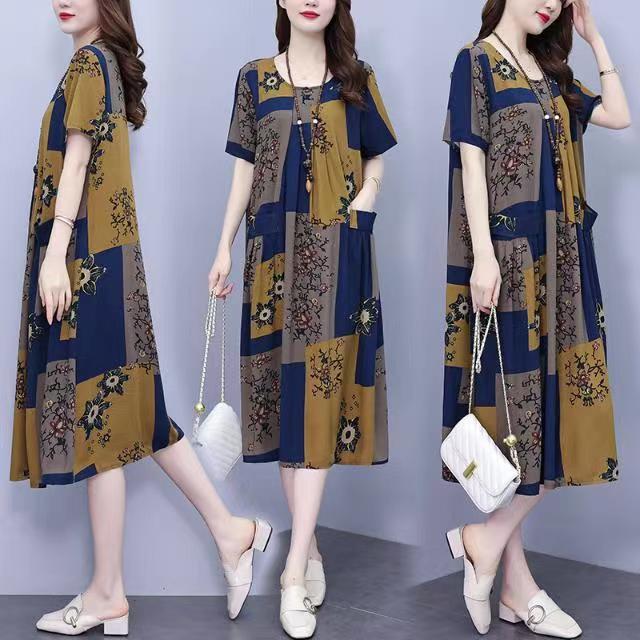2023 Summer Loose Plus-Size A-Line Dress for Women