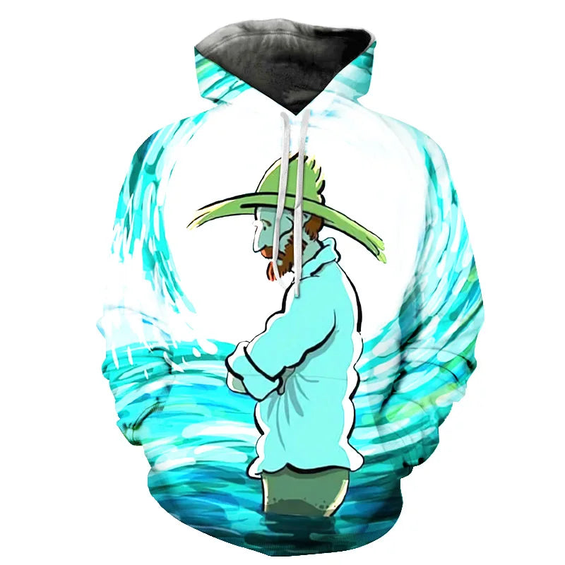 3D Printed Men's Oversized Hoodie Pullover (4XL) | Streetwear