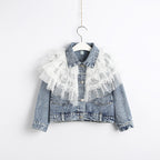 Children's Denim Jacket for Girls - Autumn and Winter